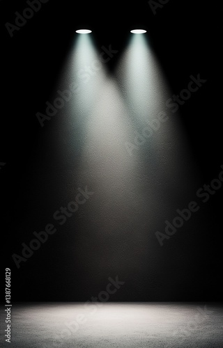 Obraz na płótnie Empty dark abstract background. w salonie