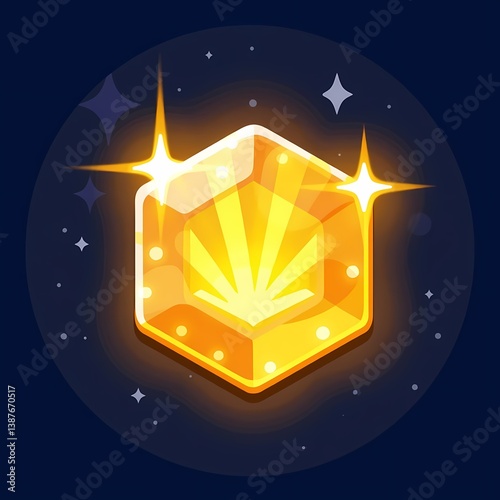 Topaz Yellow Crystal: Unleashing Mystical Energy photo