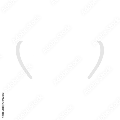 Human teeth icon vector.