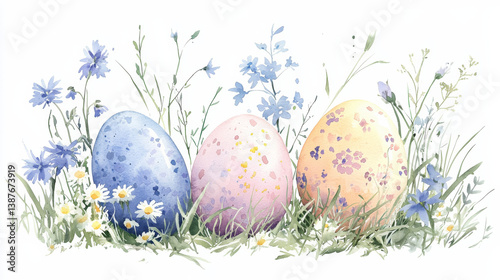 Eggs Among the Wildflowers