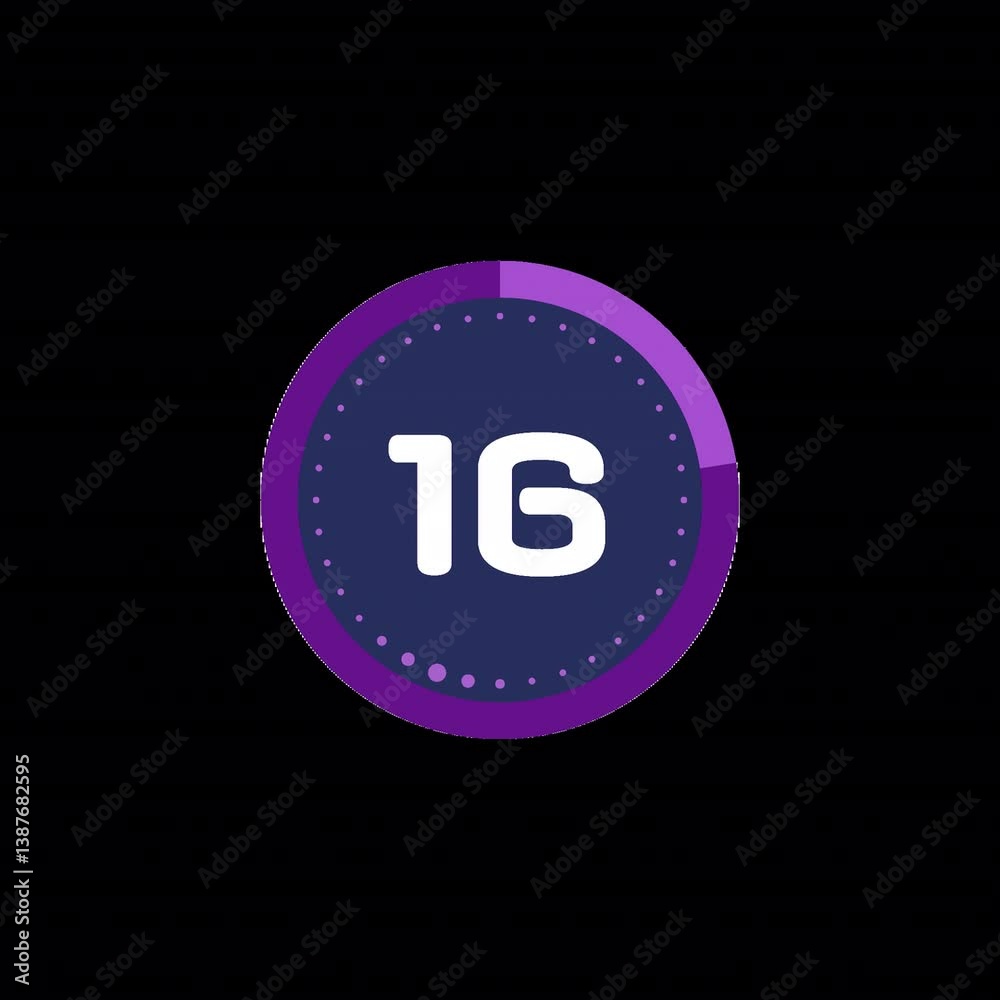 20s countdown timer for fitness and interval training. Y2K-styled animation with alpha channel, ideal for reels, gym edits, and Tabata workouts.
