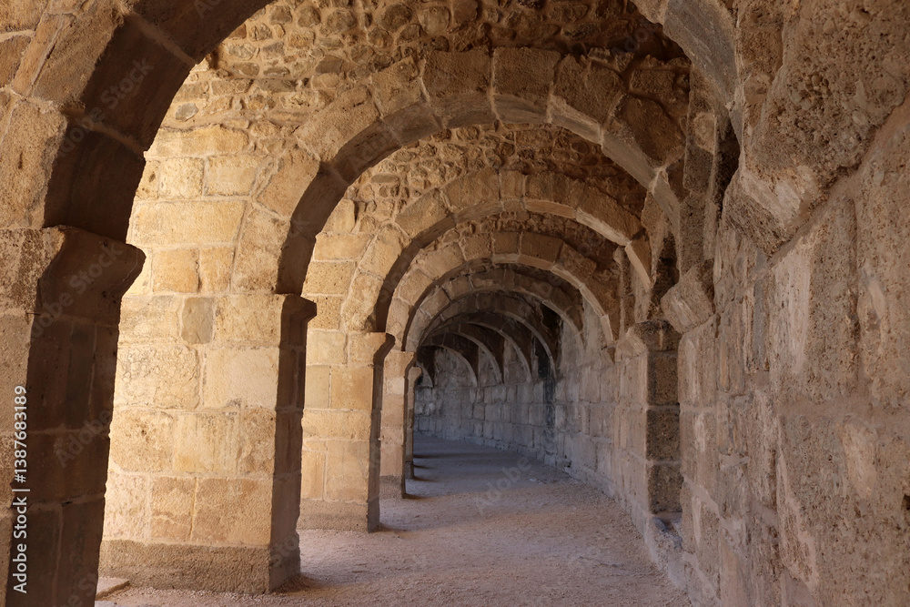 Aspendos, Turkey. Second century Roman theatre Aspendos, Turkey. Second century Roman theatre