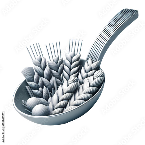 stainless steel spoon