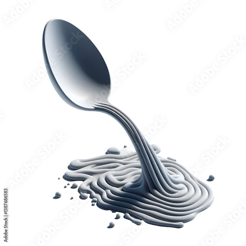 stainless steel spoon