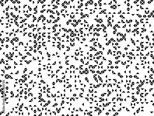 Geometric pattern based on triangles on a white background.Seamless 