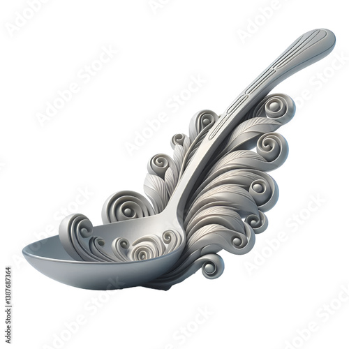 stainless steel spoon