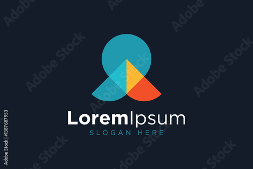 Arrow location icon design. Simple modern arrow location logo template design