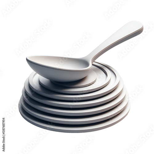 stainless steel spoon