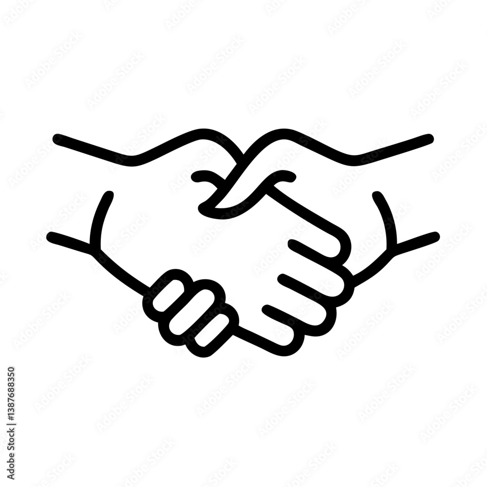 Obraz premium handshake shake hands