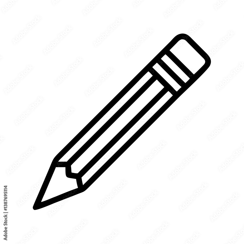 Pencil icons symbolize creativity and artistic expression. Essential for drawing, writing, and educational themes, these designs reflect the art of communication through simple tools. Pencil icons symbolize creativity and artistic expression. Essential for drawing, writing, and educational themes, these designs reflect the art of communication through simple tools.
