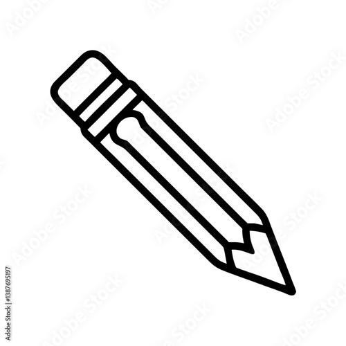 Pencil icons symbolize creativity and artistic expression. Essential for drawing, writing, and educational themes, these designs reflect the art of communication through simple tools.