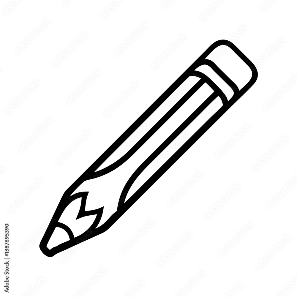 Pencil icons symbolize creativity and artistic expression. Essential for drawing, writing, and educational themes, these designs reflect the art of communication through simple tools. Pencil icons symbolize creativity and artistic expression. Essential for drawing, writing, and educational themes, these designs reflect the art of communication through simple tools.
