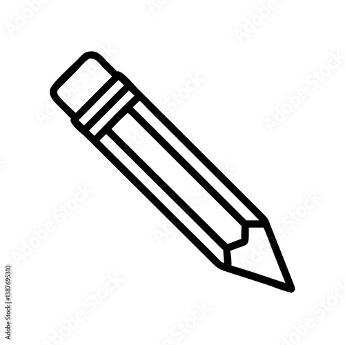 Pencil icons symbolize creativity and artistic expression. Essential for drawing, writing, and educational themes, these designs reflect the art of communication through simple tools.