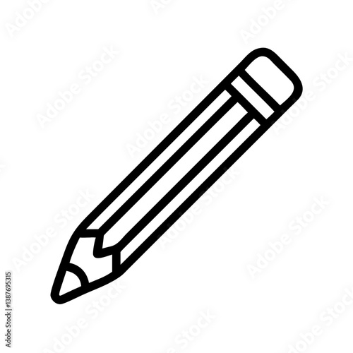 Pencil icons symbolize creativity and artistic expression. Essential for drawing, writing, and educational themes, these designs reflect the art of communication through simple tools.