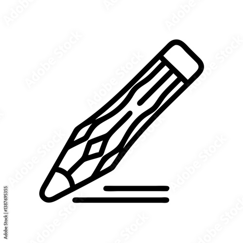 Pencil icons symbolize creativity and artistic expression. Essential for drawing, writing, and educational themes, these designs reflect the art of communication through simple tools.