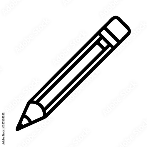 Pencil icons symbolize creativity and artistic expression. Essential for drawing, writing, and educational themes, these designs reflect the art of communication through simple tools.