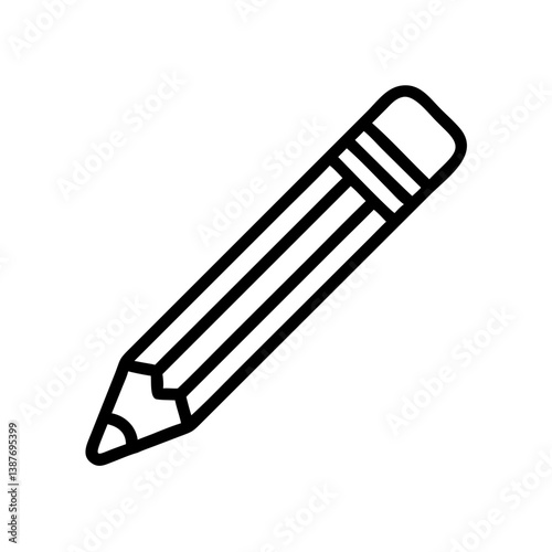 Pencil icons symbolize creativity and artistic expression. Essential for drawing, writing, and educational themes, these designs reflect the art of communication through simple tools.