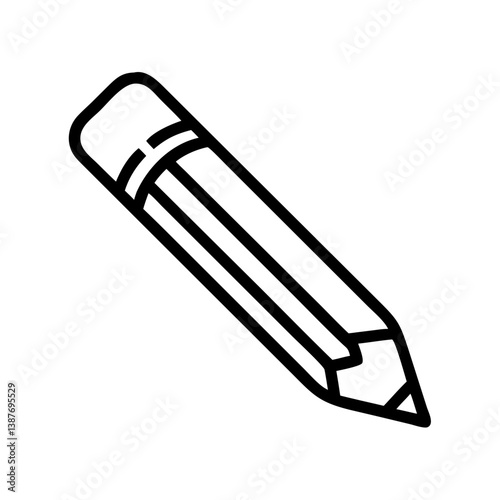 Pencil icons symbolize creativity and artistic expression. Essential for drawing, writing, and educational themes, these designs reflect the art of communication through simple tools.