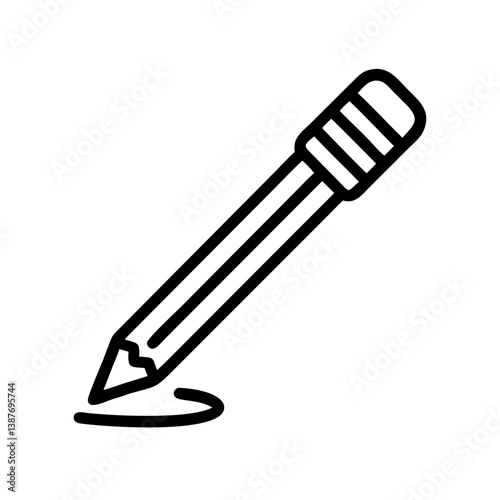 Pencil icons symbolize creativity and artistic expression. Essential for drawing, writing, and educational themes, these designs reflect the art of communication through simple tools.