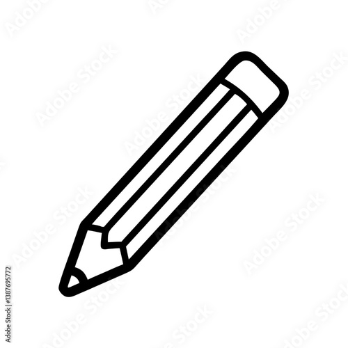 Pencil icons symbolize creativity and artistic expression. Essential for drawing, writing, and educational themes, these designs reflect the art of communication through simple tools.
