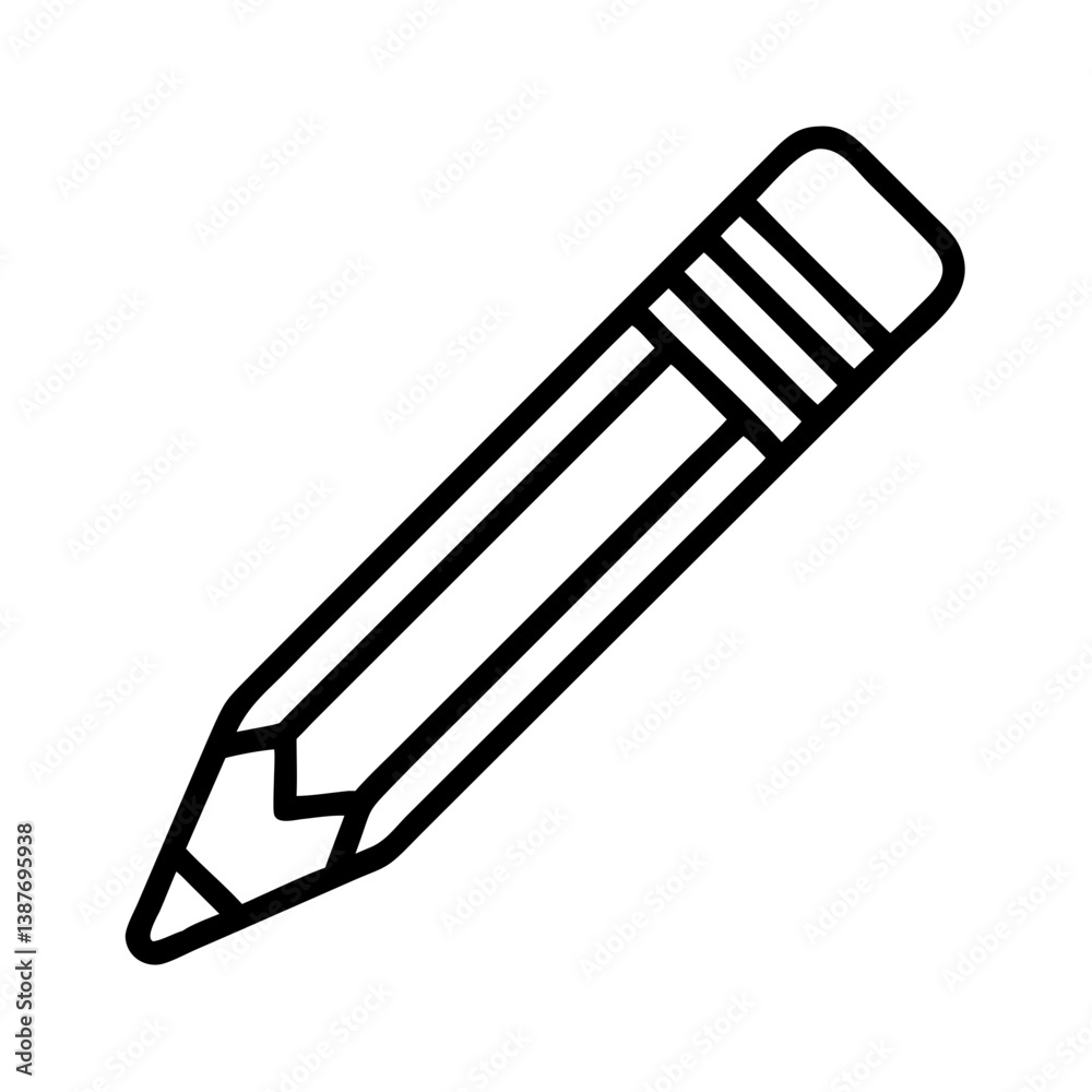 Pencil icons symbolize creativity and artistic expression. Essential for drawing, writing, and educational themes, these designs reflect the art of communication through simple tools. Pencil icons symbolize creativity and artistic expression. Essential for drawing, writing, and educational themes, these designs reflect the art of communication through simple tools.