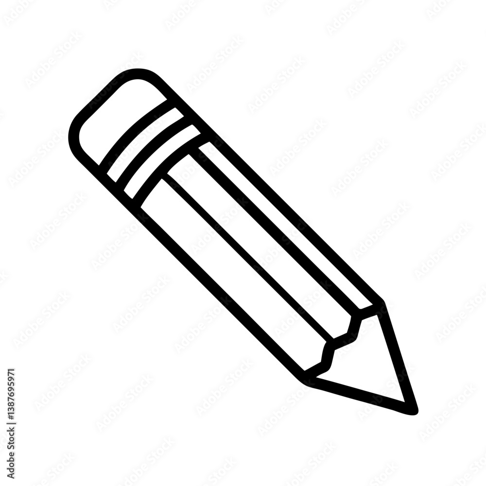 Pencil icons symbolize creativity and artistic expression. Essential for drawing, writing, and educational themes, these designs reflect the art of communication through simple tools. Pencil icons symbolize creativity and artistic expression. Essential for drawing, writing, and educational themes, these designs reflect the art of communication through simple tools.