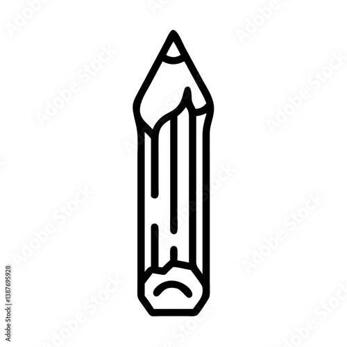 Pencil icons symbolize creativity and artistic expression. Essential for drawing, writing, and educational themes, these designs reflect the art of communication through simple tools.