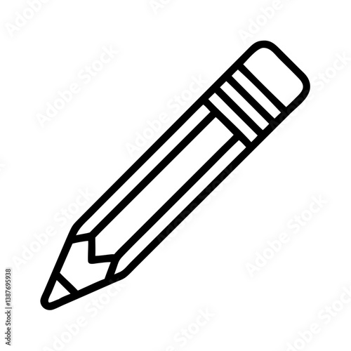 Pencil icons symbolize creativity and artistic expression. Essential for drawing, writing, and educational themes, these designs reflect the art of communication through simple tools.