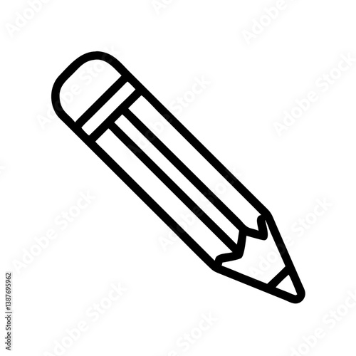 Pencil icons symbolize creativity and artistic expression. Essential for drawing, writing, and educational themes, these designs reflect the art of communication through simple tools.