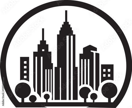 City silhouette vector