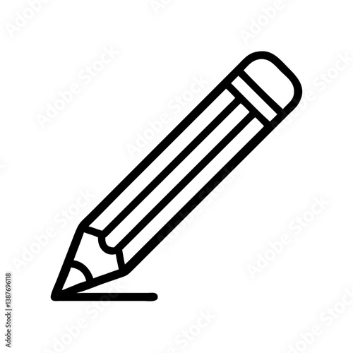 Pencil icons symbolize creativity and artistic expression. Essential for drawing, writing, and educational themes, these designs reflect the art of communication through simple tools.