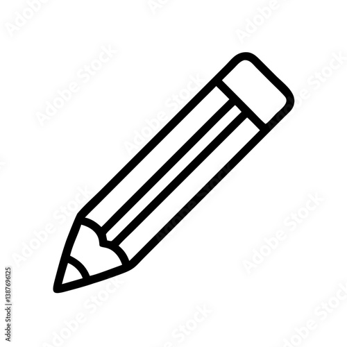Pencil icons symbolize creativity and artistic expression. Essential for drawing, writing, and educational themes, these designs reflect the art of communication through simple tools.