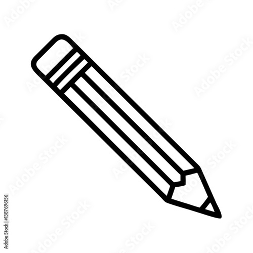 Pencil icons symbolize creativity and artistic expression. Essential for drawing, writing, and educational themes, these designs reflect the art of communication through simple tools.