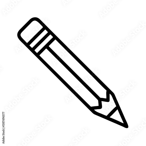Pencil icons symbolize creativity and artistic expression. Essential for drawing, writing, and educational themes, these designs reflect the art of communication through simple tools.