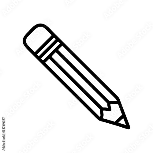 Pencil icons symbolize creativity and artistic expression. Essential for drawing, writing, and educational themes, these designs reflect the art of communication through simple tools.