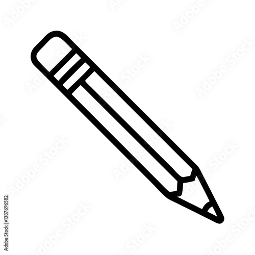 Pencil icons symbolize creativity and artistic expression. Essential for drawing, writing, and educational themes, these designs reflect the art of communication through simple tools.
