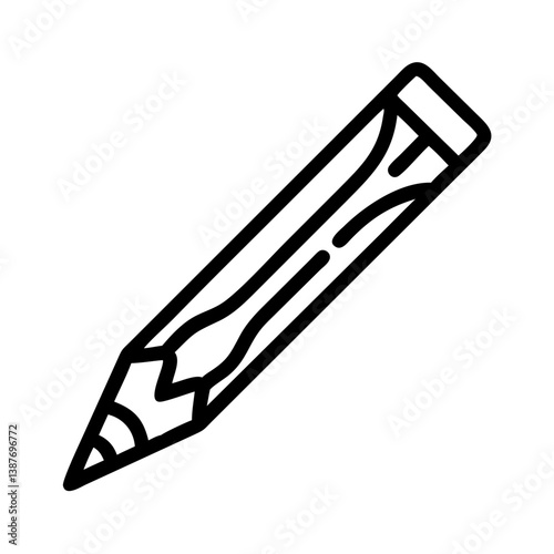 Pencil icons symbolize creativity and artistic expression. Essential for drawing, writing, and educational themes, these designs reflect the art of communication through simple tools.