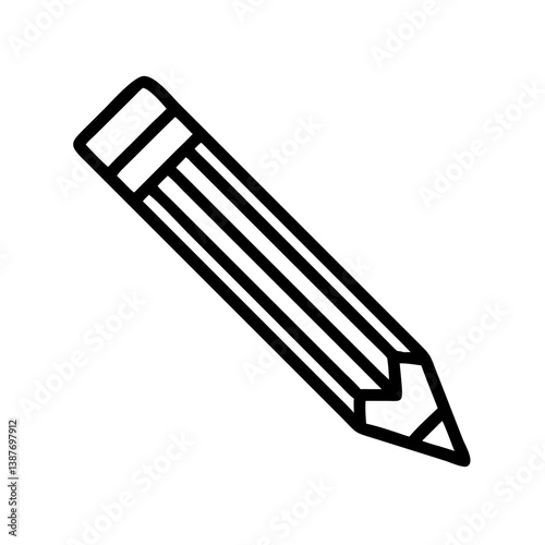 Pencil icons symbolize creativity and artistic expression. Essential for drawing, writing, and educational themes, these designs reflect the art of communication through simple tools.