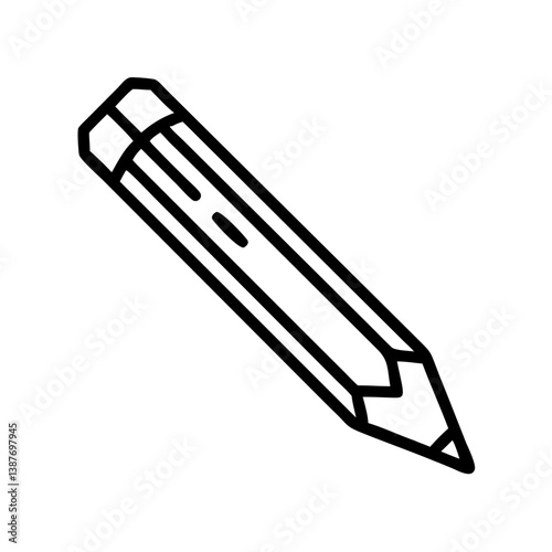 Pencil icons symbolize creativity and artistic expression. Essential for drawing, writing, and educational themes, these designs reflect the art of communication through simple tools.