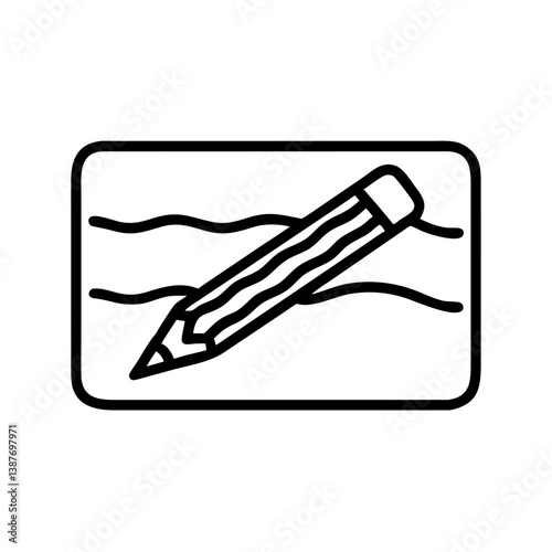 Pencil icons symbolize creativity and artistic expression. Essential for drawing, writing, and educational themes, these designs reflect the art of communication through simple tools.