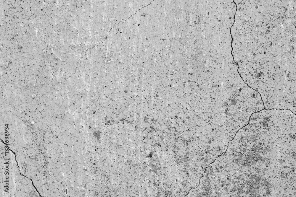 Obraz premium Concrete surface texture with cracks and frid pattern - high-resolution background for retouching. Pefect for use as background, overlay or texture layer. Fine art style