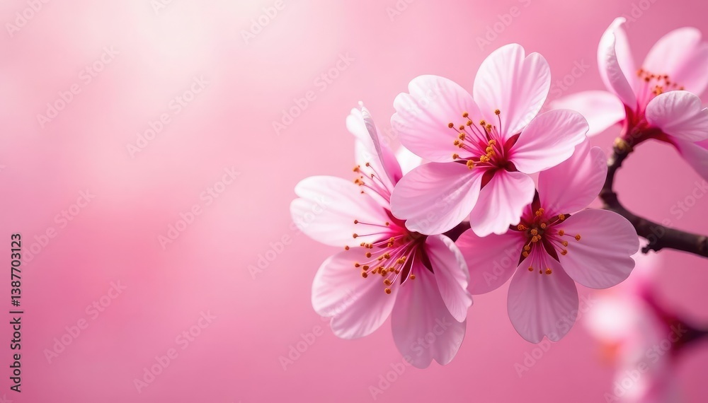 Full bloom sakura, dense overlapping petals, light pink gradient, japanese, delicate, pink petals Full bloom sakura, dense overlapping petals, light pink gradient, japanese, delicate, pink petals