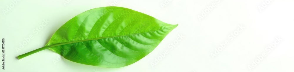 delicate green leaf isolated on white background, foliage, pure delicate green leaf isolated on white background, foliage, pure