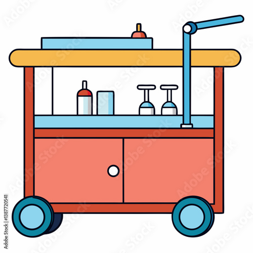 vector illustration of a train