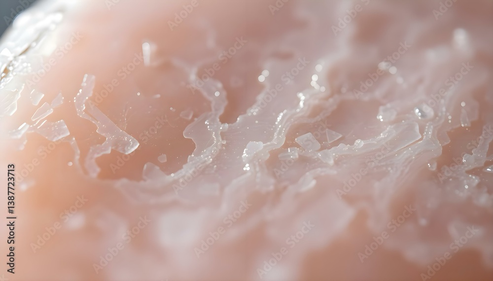 Fototapeta premium close up of a person's skin with water droplets on it