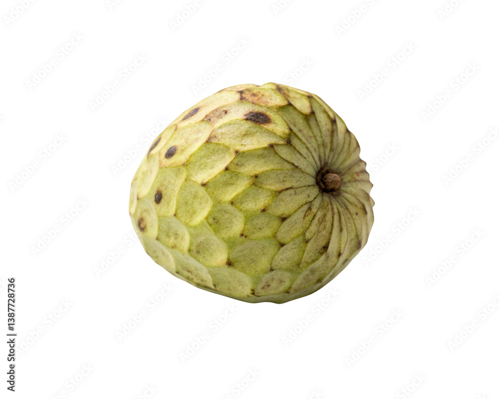 Obraz premium Cherimoya fruit isolated on white background