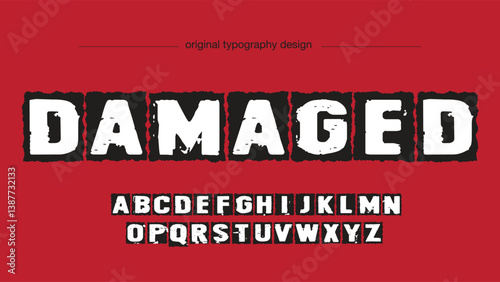 black and white grunge wall destroyed isolated letters