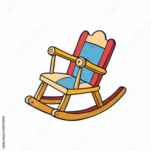 wooden rocking chair