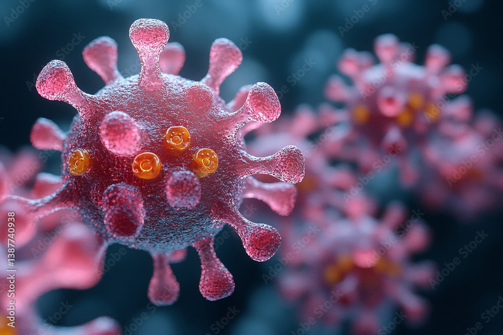 Vaccine vs. Virus – Scientific Concept Art of Molecular Interaction in Immunology Vaccine vs. Virus – Scientific Concept Art of Molecular Interaction in Immunology