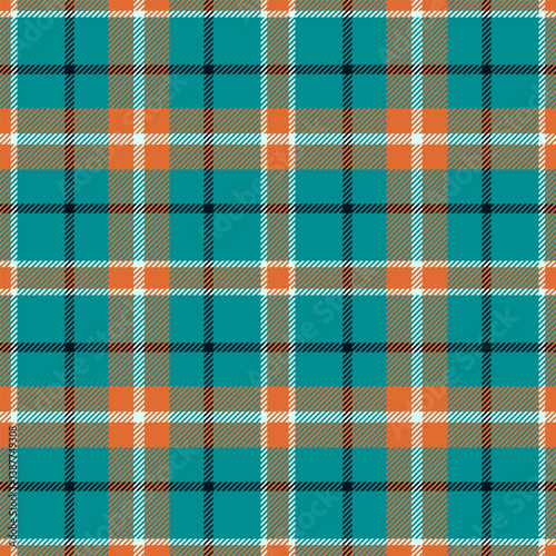 Plaid seamless pattern. Check patern. Repeating tartan checks winter design. Repeated scottish flannel. Madras fabric print. Geometric wool lattice. Repeat abstract ekose woven. Vector illustration photo